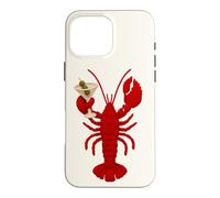 Lobster Martini Tini Time Summer Seafood Cocktail Camping Case for iPhone 16 Pro Max