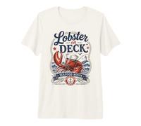 Lobster on Deck Sailorcore Fishermencore Nautical Premium T-Shirt