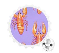Lobster Pattern Fashion Bottle Opener Beer Cap Shape Fridge Magnets Can Openers for Home Bar