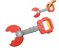 Lobster Plastic Sand Grabber Claw Scoops, Plastic Sand Digger Grabber Toy, Beach Claw Catcher, for Stimulates Visual Perception andColor Recognition Promotes Creativity and Social Play (Red crab)