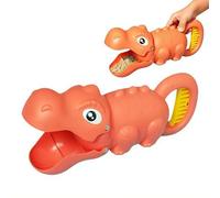 Lobster Plastic Sand Grabber Claw Scoops, Plastic Sand Digger Grabber Toy, Beach Claw Catcher, for Stimulates Visual Perception andColor Recognition Promotes Creativity and Social Play (RED T REX)