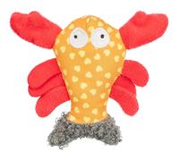 TRIXIE Plush Lobster Toy For Cats, 9 Cm, Soft Cat Toy For Shared Play And Fun - 45469