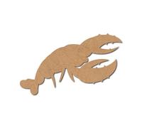 Lobster Pre Marked Design 1 - Premium MDF & Plywood Embellishments Laser Cut Craft Shapes for Scrapbooking, Card Making, DIY Decor, Weddings & Personalized Projects