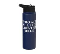 Lobster Roll Apparel | Novelty Funny Rolls Lover Design Stainless Steel Insulated Water Bottle
