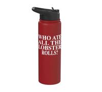 Lobster Roll Apparel | Novelty Funny Rolls Lover Design Stainless Steel Insulated Water Bottle