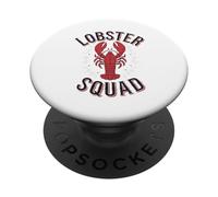 Lobster Squad Bold For Seafood Lover Marine Life Matching PopSockets Adhesive PopGrip