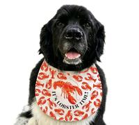 Lobster Time Giant Breed Dog Drool Bib Big Dog Slobber Bib Newfie Bib