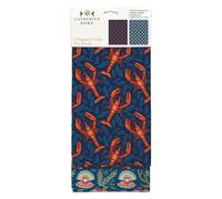 Lobsters & Oysters Organic Cotton Tea Towels - Set of 2