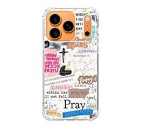Lobtseyrem Christian Quotes Prayings Phone Case Compatible with iPhone 17 Pro Max, Biblical Verse Postive Sayings Phone Cover for iPhone 17 Pro Max, Trendy TPU Bumper Phone Cover Case