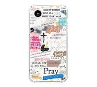 Lobtseyrem Christian Quotes Prayings Phone Case Compatible with iPhone Air, Biblical Verse Postive Sayings Phone Cover for iPhone Air