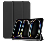 Lobwerk 2-in-1 Set Protective Case and Glass for Apple iPad Pro 13 2024 M4 Slim Case with Stand Function Screen Protector Auto Sleep/Wake Function