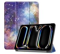 Lobwerk 2-in-1 Set Tablet Case and Glass for Apple iPad Pro 13 2024 M4 Slim Case with Screen Protector Stand and Auto Sleep/Wake Function