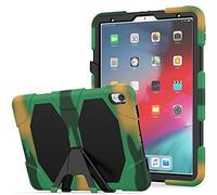 Lobwerk 3-in-1 Case for Apple iPad Pro 11 (2018) 11 Inch Outdoor Cover with Screen Protector and Stand camouflage camouflage