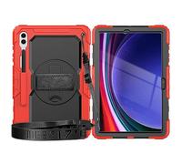 Lobwerk 4-in-1 Case for Samsung Galaxy Tab S9 FE Plus+ X610/X616 2023 12.4 Inch Case Shockproof Protection + Stand