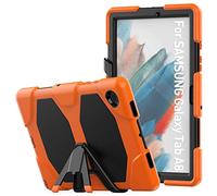 Lobwerk 4-in-1 Cover for Samsung Tab A8 X200 X206 10.5 Extreme Protection + Tripod Orange