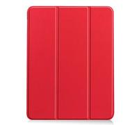 Lobwerk Case for Apple iPad Air 4 (4th Generation) A2072 / A2316 / A2324 / A2325 10.9 Inch 2020 Protective Case with Stand Function Red