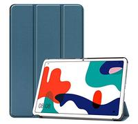 Lobwerk Case for Huawei MatePad BAH3-AL00 BAH3-W09 10.4 Inch Smart Cover Case with Stand Function and Auto Sleep/Wake Function green dark green