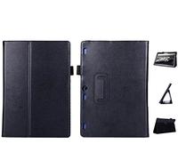 Lobwerk Case for Lenovo Tab 10 X103 °F 10.1 inch Tablet PU Leather Case Smart Cover Flip Case black Black