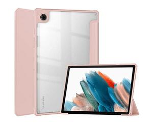 Lobwerk Case for Samsung Galaxy Tab A8 SM-X200 X205 Smart Cover Case with Stand Function and Auto Sleep/Wake Function Bronze