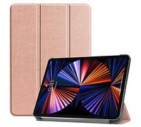 Lobwerk Cover for Apple iPad Pro 12.9 2021 5th Generation 12.9 Inch Tablet Case Slim with Stand Function and Auto Sleep/Wake Function Bronze