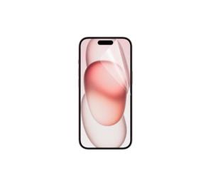 Lobwerk Glass film for Apple iPhone 15 Pro Max 6.7 inch glass transparent screen protector bubble-free tempered glass ultra clear anti-static crystal clear protective film