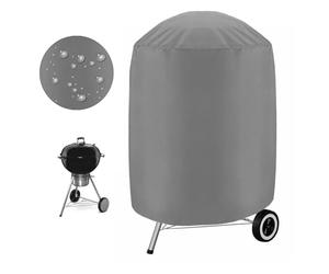 Lobwerk Protective Cover Barbecue Cover Kettle Barbecue Smoker Waterproof (70 x 70 x 70 cm, Grey)
