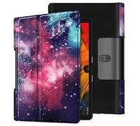 Lobwerk Smart Cover Case for Lenovo Yoga Smart Tab YT-X705F 10.1 Inch with Stand Function and Auto Sleep/Wake Function purple 01