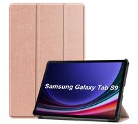 Lobwerk Smart Cover Case for Samsung Galaxy Tab A9/S9 Plus Ultra FE, Leather