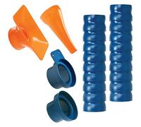 Loc-Line 80813 Shop Vacuum Kit, 2.5", Blue/Orange
