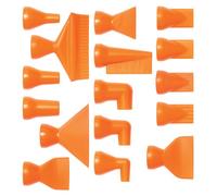 LOC-LINE Coolant Hose Component Nozzle Rama Set - Acetal Copolymer, 16-piece, 1/2" Hose ID