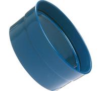 Loc-Line Vacuum Hose Component, Acetal Copolymer, Sheet Metal Duct Adapter, 3" Diameter