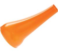 Loc-Line Vacuum Hose Component, Acetal Copolymer, Tapered Oval Nozzle, 2-1/2" Hose ID