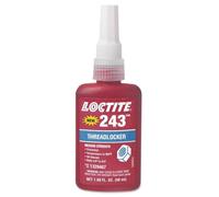 Loc-tite 243 Threadlocker, Medium Strength, Primerless, Oil Tolerant, 50ml