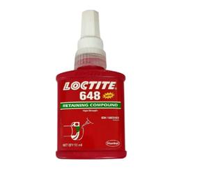 Loc-tite 648,50 ml retaining compound glue.