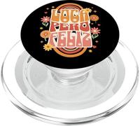 Loca Pero Feliz Funny Cute Spanish Latin PopSockets PopGrip for MagSafe