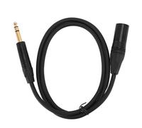 LOCADENCE 1/4 Inch TRS to XLR Male, Balanced 1/4 to XLR Male Cable, Balanced Mic Microphone Cable for Music Lovers, Studio or Live Performances, Mixing Consoles (5 metros / 16,4 pies)