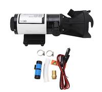 LOCADENCE 12V Macerator Pump, 12 Amps Portable High Efficiency Waste Processorquick Release Self Priming Sewer Pump, Rv Water Pump for Marine, Caravan, Agricultural Applications