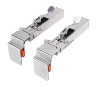 LOCADENCE 2Pcs Adjustable Drawer Fixing Clamp, Drawer Front Installation Clamps, Alloy Steel Labor Saving Efficient, Easy Installation Drawer Fixing Clip