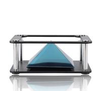 LOCADENCE 3D Holographic Display Stands Projector, 3.5~6Inch Mobile Smartphone Hologram for Corporate Product Display, Cartoon Interaction and Personal Entertainment (Cylindrical style)
