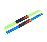 LOCADENCE 4Pcs Nylon Drumsticks, 5A Nylon Tear Drop Grainy Handle,Anti Slip Handles Drum Sticks, Musical Instrument Percussion Accessories for Kids Adults Musical Instrument