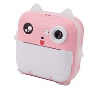 LOCADENCE 5V 24MP Instant Print Camera, 1080P 720P 2.4in Non Angular Digital Camera, Video Camera with Face Recognition Technology, Automatic Focus for Summer Gift (Roseate)