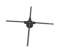 LOCADENCE 70cm 1600X8 100~240V 3D Hologram Fan, 3D Naked Eye Hologram Projector Fan, HD Holographic Advertising Display Machine for Various Settings Such as Shopping Malls,
