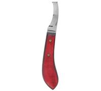 Locadence 8.8in Right Handed Hoof Knife, Hoof Knife for Horses with Wooden Handle, Horse Hoof Trimming Tools, Farrier Tools for Miniature Horses, Ordinary Horses