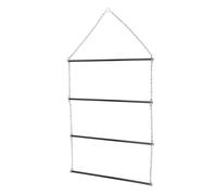 LOCADENCE Blanket Rack, 44.88 X 24.02in 4 Layer Adjustable Hanging Saddle Pad Rack, Saddle Holder for Tack Room, Garage, Barn, Doorway, Mudroom