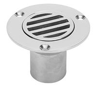 Locadence Boat Thru Hull Deck Drain Scupper, Water Proof 316 Stainless Steel Heavy Duty Floor Deck Drainage Cover for Marine, Sailboat, Powerboat Railings