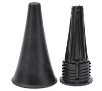 LOCADENCE Clarinet Stand Bracket, ABS Aluminum Alloy Metal Detachable Foldable Tower Structure Waterproof Polished Surface 5 Leg Holder for Musical Instrument Placement Rack