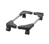 LOCADENCE Computer Tower Stand, Universal CPU Stand with Rolling Caster Wheels, Plastic Adjustable Mobile PC Stand, PC Tower Stand Holder for Most Gaming PC (Black)