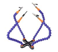 LOCADENCE Helping Hands Soldering Station, Soldering Helping Hands with 4pcs Clips, 4 Flexible Arms Aluminum Alloy Base Third Hand Tools for Assembly Repair Modeling Jewelry Making (-3117240207811)