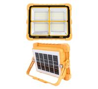 LOCADENCE LED Portable Solar Work Light, 200W 7000mAh 15000LM 288 Beads Portable Flood Light, 4 Modes IP65 Rechargeable Emergency Worklight for Outdoor Emergency Building Car