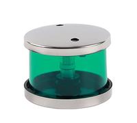 LOCADENCE Marine Boat Navigation Light, 12 to 24V Water Proof Stainless Steel LED Bow Light for Pontoon, Small Boat, Outdoor, Camping (Green)